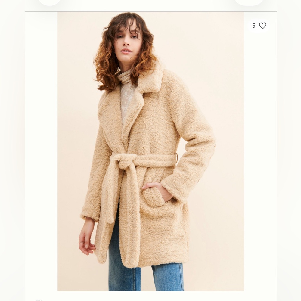 Anthropologie DH New York Lila Coat